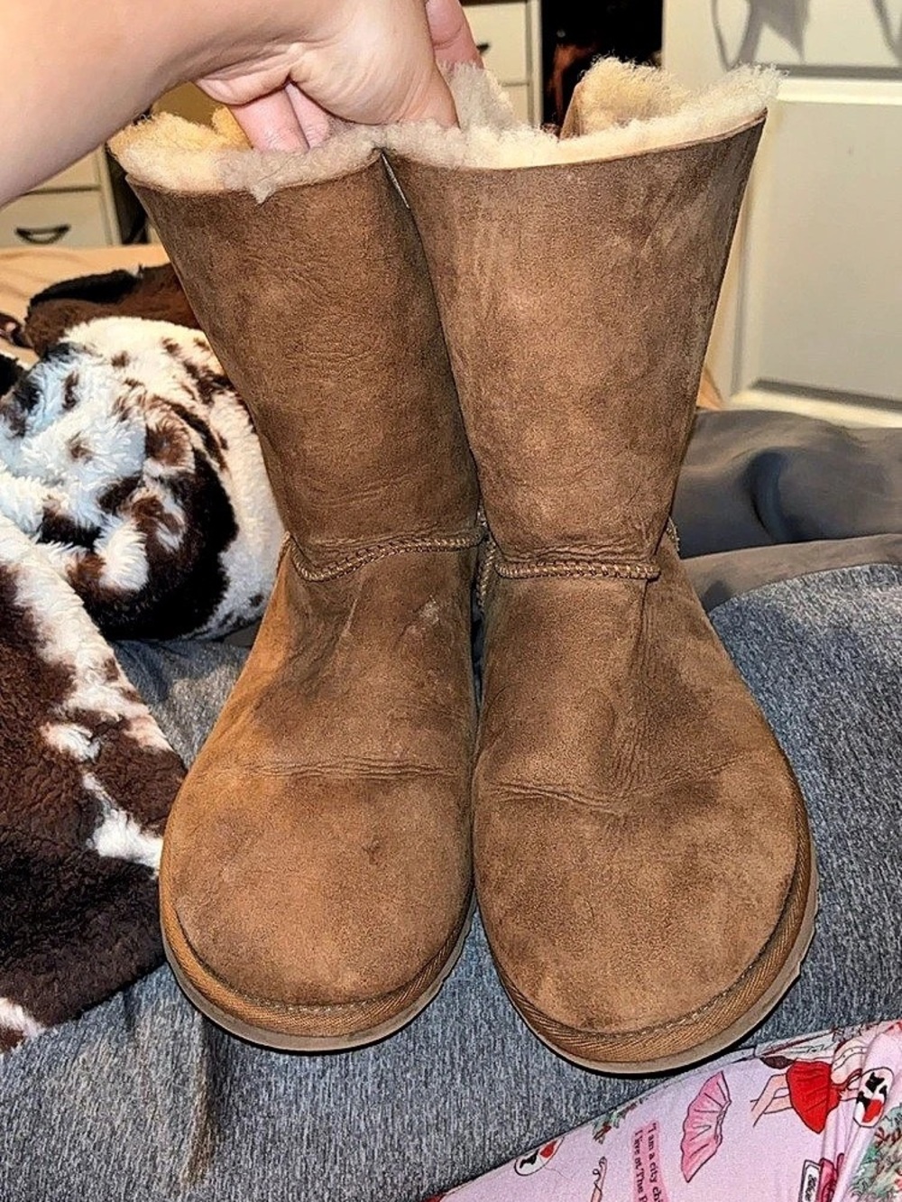 UGG Bailey Bow II Boot Brown US 10